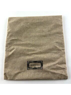 Gucci Small Envelope Style Dust Bag 9" W x 10" T-Authentic